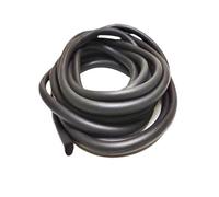 TGDGFKIAS Bande d'étanchéité en Mousse, Panneau de Joint d'étanchéité EPDM 2M, Fil éponge Rond de diamètre 2-20mm, Caoutchouc Mousse Noir, Coupe-Froid en Caoutchouc Mousse 1 pièce(20mm)