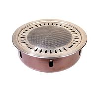 TGDGFKIAS Barbecue à Charbon Multifonctionnel, Barbecue coréen au Charbon de Bois sans fumée 39 cm x 13 cm Multicolore Lot de 1(F)