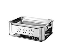 TGDGFKIAS Barbecue à Charbon Multifonctionnel, Barbecue coréen sans fumée en Acier Inoxydable, Double Combustible, intérieur et extérieur, Plusieurs Tailles(45cm*30cm)