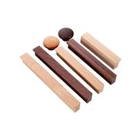 TGDGFKIAS Boutons en bois, Lot de 2 boutons et poignées meubles en bois multicolores, plusieurs tailles(Beech Big)