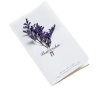 TGDGFKIAS Invité de mariage, Lot de 10 cartes d'invitation de mariage pliantes faites à la main avec fleurs séchées, vierges à l'intérieur, multicolores(Color 07)