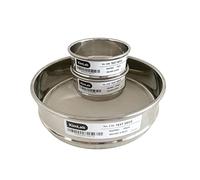 TGDGFKIAS Laboratoire, Tamis de Test 60 Mailles (250 μm) en Acier Inoxydable 304 Double Couche, Plusieurs Tailles(20cm)