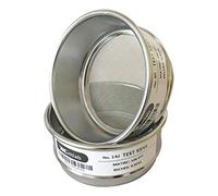 TGDGFKIAS Laboratoire, Tamis de Test n° 230, Maille 63 μm, Ouverture 10 cm, diamètre 10 cm, Toile métallique en Acier Inoxydable 304, Cadre en Acier chromé, Double Couche, Plusieurs Tailles(30cm)