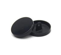 TGDGFKIAS Les Boutons pour Coudre, Lot de 64 Boutons métalliques Multicolores for Couture, Bricolage, Artisanat, Tricot, 10 mm à 25 mm(Schwarz,12mm 10Pcs)