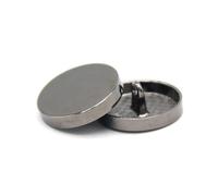 TGDGFKIAS Les Boutons pour Coudre, Lot de 64 Boutons métalliques Multicolores for Couture, Bricolage, Artisanat, Tricot, 10 mm à 25 mm(Light Black,25mm 6Pcs)