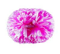 TGDGFKIAS Pompons de Pom-Pom Girls, Lot de 2 Pompons Pom-Pom Girl avec Manche en bâton for l'esprit d'équipe, Le Sport et la Danse, Multicolores(Color 13)