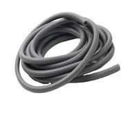 TGDGFKIAS Protection sans câble, Tube ondulé isolé en PP de 3 mètres, 7 mm - 28 mm, for câblage de câbles Automobiles, Fil en Plastique(Grijs,15mm)