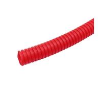 TGDGFKIAS Protection sans câble, Tube ondulé isolé en PP de 3 mètres, Faisceau de câbles for Automobile, Moteur, Filetage de Fil électrique, Fente en Plastique(Rosso,13mm)
