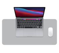 TGDGFKIAS Tapis de bureau en cuir, Tapis de bureau en cuir, for jeux, ordinateur portable, protection d'écriture, multicolore, plusieurs tailles(Gray,90x40cm)
