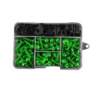 TGFCRUH Boulons de Carénage Motos Compatible avec pour Z650 pour Z750 pour Z800 pour Z1000 Kit Complet Boulons Carénage Moto Vis Écrou Boulons De Borne De Batterie Moto(Green)