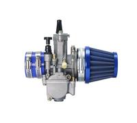 TGFCRUH Moteur Moto Carburateur pour PWK 21 24 26 28 30 32 34mm Carburateur Filtre À Air Collecteur D'admission Support De Démarrage pour ATV Scooter Moto 1PC Accessoires De Moto