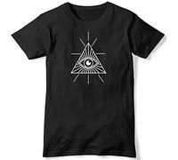 TGFKLP Eye of Provence Mens Funny Unisex T-T-Shirts à Manches Courtes Black(XX-Large)