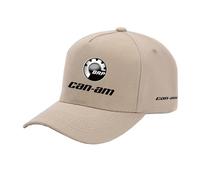 TGFQINAM Casquette De Baseball Imprimée pour Homme Et Femme Can-am Plaintone Réglable À Rabat Respirante Légère pour Camionneur avec Trou pour Queue De Cheval-Khaki||One Size