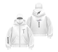 TGFQINAM Sweats À Capuche Cagoule Hommes Vêtements D'extérieur Décontractés Hauts pour M.V Imprimés Veste Patchwork avec Poches De Sport-BaiS||s
