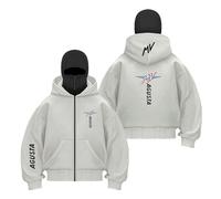 TGFQINAM Sweats À Capuche Cagoule Hommes Vêtements D'extérieur Décontractés Hauts pour M.V Imprimés Veste Patchwork avec Poches De Sport-QHS||x_l