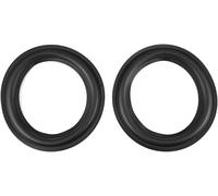 TGGD-2pcs Perforé en Caoutchouc Haut-Parleur Bord De Mousse Bord Anneaux De Remplacement 6 Pouce Réparation Pièces pour Réparation De Haut-Parleur ou DIY