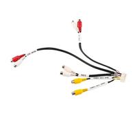 TGGKKPARTS Faisceau RCA Radio Conversion pour Alpine ILXW650, ILX-W650, ILX-W650E, ILXW650E - Noir Plastique ABS Métal - Câble Audio RCA