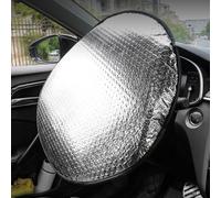 TgGreat Housse De Pare-Soleil pour Volant pour Toyo-TA Yaris 2013-2023 2024 2025, Voiture Pare-Soleil pour Volant Pliable, Pare-Soleil De Volant Anti-UV Housse De Volant Protection Solaire