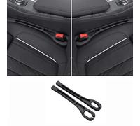 TgGreat Remplissage De SièGe De Voiture pour Je-EP Compass 2007-2023 2024 2025, SièGe De Voiture Gap Filler Pad, Gap Filler Pad pour SièGe, éVite La Chute De Petits Objets dans l'espace,A-Black