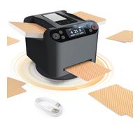 TGHongKy 2 in 1 Distributeur Automatique de Cartes et Mélangeurs de Cartes,Rechargeable Mélangeurs de Cartes Distributeur de Cartes Rotatif 360 °Sens avec 2 Jeux de Cartes Texas Hold'em (Noir)