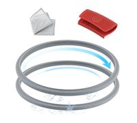 TGHongKy 2X pour WMF Joint D'étanchéité de Rechange pour Autocuiseur pour WMF Perfect Joint D'étanchéité Autocuiseur pour WMF Perfect Plus Joint avec 2X Valve XX