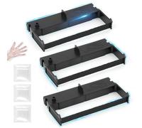 TGHongKy 3X POS Ruban d'impression pour Epson ERC32 POS Cartouche de Ruban D'imprimante pour Epson ERC32 TMU150/TMU420/TMU675/M930/M935/M820/M825/TMH6000/MA1350/SO110117/EPK413/TK6500 Imprimante XXX