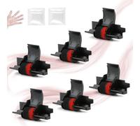 TGHongKy 6 Pack IR-40T Ruban Rouleau d'encre Ink Roller pour IR-40T l'imprimante Ruban Rouleau d’Encre pour Canon CP13 ABS Pom Matériau avec 2X Gants changements