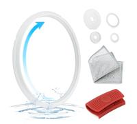 TGHongKy Caoutchouc de Silicone pour GM 5 L/6 L Autocuiseur en Caoutchouc pour GM 5L/6L Joint Silicone Autocuiseur avec Pince Isolante,Torchon à Vaisselle