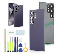 TGHongKy Couvercle de Batterie pour Samsung Galaxy S24 Ultra Cache Batterie pour Samsung S24 Ultra Arrière Boîtier avec Outils (Violet)