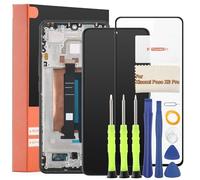 TGHongKy Écran LCD Compatible avec Xiaomi Poco X6 Pro 5G Tactile pour Xiaomi Poco X6 Pro 5G Ecran Complet Écran De Réparation Digitizer Assemblée avec Outils（Noir avec Cadre