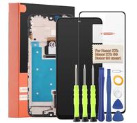 TGHongKy pour Honor X7b Ecran Complet Écran Remplacement Tactile Digitizer Assembly pour Honor 90 Smart LCD avec Kit De Réparation（Noir avec Cadre