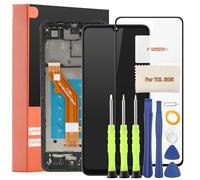 TGHongKy pour TCL 505 T509K1 Ecran Complet Écran Remplacement Tactile Digitizer Assembly pour TCL 505 T509K1 LCD avec Kit De Réparation（Noir avec Cadre