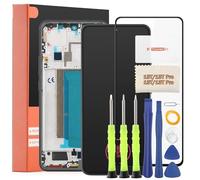 TGHongKy pour Xiaomi 13T OLED Ecran Complet Écran Remplacement Tactile Digitizer Assembly pour Xiaomi 13T Pro LCD avec Kit De Réparation (OLED,Noir avec Cadre)