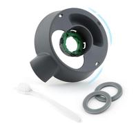 TGHongKy Socle Bol Robot Cuisine pour Thermomix TM31 Anneau Base de Verre pour Thermomix TM31 Socle de Soutien du Bol Base du Gobelet avec Joint D'étanchéité pour Thermomix TM31 et Brosse YY