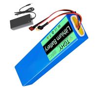 TGHY Batterie de Rechange pour Scooter 36 V/48 V au Lithium, capacités : 7,8 Ah, 10,4 Ah, 12 Ah, 13 Ah, 15 Ah, 18 Ah, 20 Ah, 25 Ah et 30 Ah, avec Chargeur.,48v 12ah
