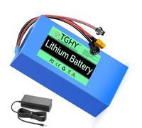 TGHY Batterie Lithium pour vélo électrique 36V 8Ah 10Ah 12Ah 15Ah ; Batterie Lithium-ION Rechargeable 48V 15Ah, 20Ah pour Moteur de vélo électrique de 0 à 1 000W avec Chargeur,36v15ah
