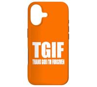 TGIF Dieu Merci, Je suis pardonné T G I F Ephésiens 1 13 Coque pour iPhone 17
