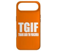 TGIF Dieu Merci, Je suis pardonné T G I F Ephésiens 1 13 Coque pour iPhone Air