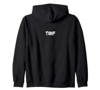 TGIF Funny Thank God It's Friday Classic pour Hommes et Femmes Sweat à Capuche