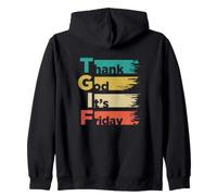 TGIF Thank God Its Friday - W nd Sweat à Capuche