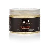 TGIN Honey Curls Custard pour Cheveux Naturels - Cheveux Secs - Cheveux Bouclés - Cheveux Abîmés - 12 oz