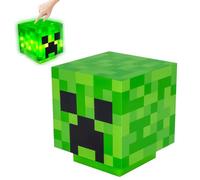 TGKYK Lampe Creeper, 11 cm Lampe de Nuit avec Sons de Zombies, Rechargeable Veilleuse Enfant, Decoration Gaming, Article de Collection pour Gamers, Verte