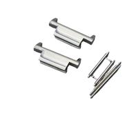 TGPGZHZFNA Adaptateur de montre en métal 22 mm for Casio G-Shock DW5600 DW6900, connecteur de bracelet noir et argent, accessoires de remplacement Fermoir de montre(Slver)