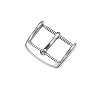 TGPGZHZFNA Boucle de bracelet de montre en métal 10 12 14 16 18 20 22 24 mm, bracelet de montre en argent, noir, or, fermoir en acier inoxydable, accessoires Fermoir de montre(Silver,16mm)