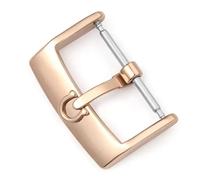 TGPGZHZFNA Boucle de montre en acier inoxydable de 12 mm, 14 mm, 16 mm, 18 mm, 20 mm, accessoire de remplacement for bracelet de montre en cuir for outil Fermoir de montre(Rose Gold,20MM_2 PCS)