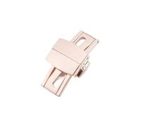 TGPGZHZFNA Boucle déployante réglable de 18 mm for bracelet de montre en cuir et caoutchouc de silicone, fermoir universel Fermoir de montre(Rose Buckle,18mm)