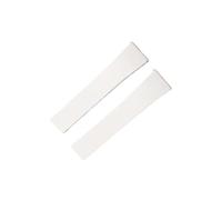 TGPGZHZFNA Bracelet de montre 18, 19, 20, 21, 22 mm, boucle papillon for dégagement rapide, for découper sur mesure Fermoir de montre(White,18MM_BLACK BUCKLE)