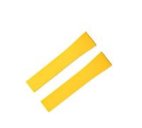TGPGZHZFNA Bracelet de montre 18, 19, 20, 21, 22 mm, boucle papillon for dégagement rapide, for découper sur mesure Fermoir de montre(Yellow,18MM_BLACK BUCKLE)