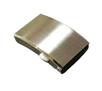 TGPGZHZFNA Bracelet de montre en acier inoxydable for boucle déployante for 6 trous, fermoir papillon for double pression, 16 mm, 18 mm, 20 mm, 22 mm, boucle brossée Fermoir de montre(18mm)