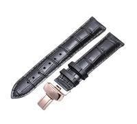 TGPGZHZFNA Bracelet de montre en cuir for Tissot Le Locle T41 T006 PRC200, 18, 19, 20, 22 mm, bracelet 1853 bracelet de montre(Black ROSE gold,21mm)